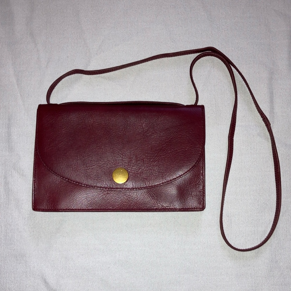 MADEWELL | The Slim Convertible Bag - Cabernet - Picture 12 of 16